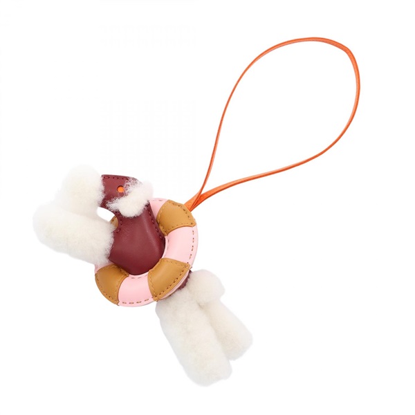 HERMES Buddy bag Charm G A La Mer Agneau milo Mouton Rouge H sesame Used Women