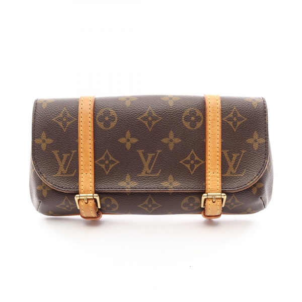 LOUIS VUITTON Pochette Marrell Waist bum bag M51159 Monogram leather Brown Used