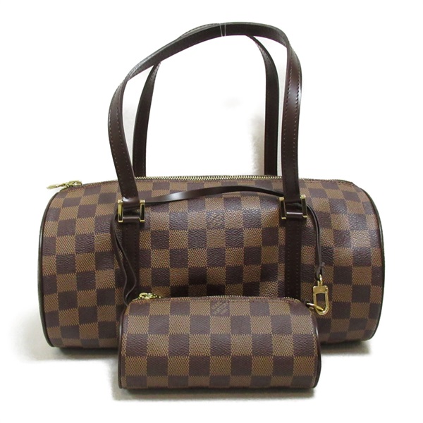 LOUIS VUITTON Papillon 30 Shoulder Bag N51303 Damier canvas Brown Ebene Used