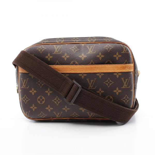 LOUIS VUITTON Reporter PM Crossbody Shoulder Bag M45254 Monogram Brown Used LV