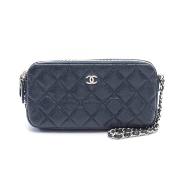 【リユース】CHANEL ショルダーバッグ MATELASSE A82527 CHANEL(シャネル) / マトラッセ/ラムスキン/羊革/BLK/シャネル