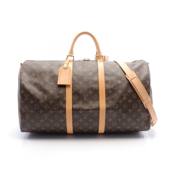 LOUIS VUITTON Keepall Bandouliere 55 Boston Travel Bag Luggage M41414 Monogram