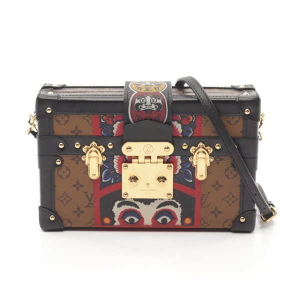 LOUIS VUITTON Kansai Yamamoto Kabuki Petite Malle Monogram Reverse Bag M43498