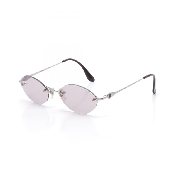 BVLGARI Sunglasses 206 eyewear metal Silver Used Women