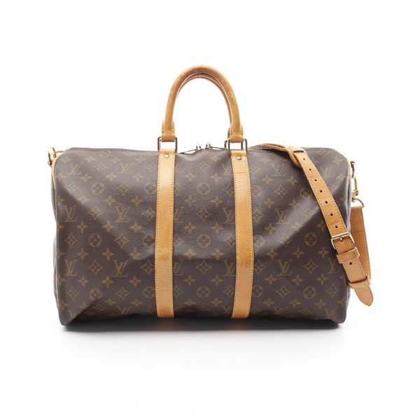 LOUIS VUITTON Keepall Bandouliere 45 Boston Travel Bag Luggage M41418 Monogram