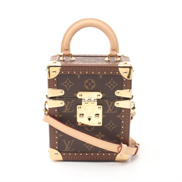 LOUIS VUITTON Camera box 2way Handbag M10079 Monogram canvas Brown Used Women