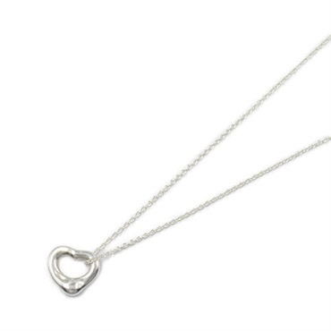 TIFFANY＆CO Open Heart Necklace Pendant Silver925 Used women