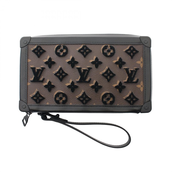 LOUIS VUITTON Soft trunk clutch business bag M45061 Monogram Toughtage used mens