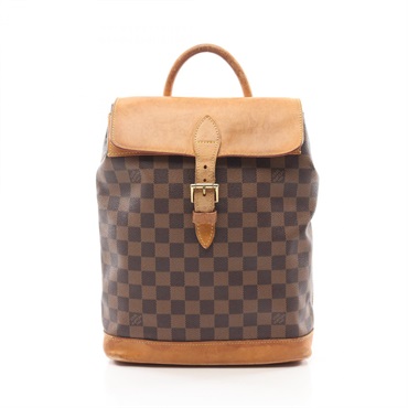 LOUIS VUITTON Arlequin Rucksack Backpack N99038 Damier canvas Ebene Used Women