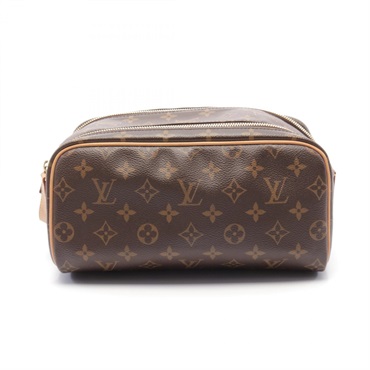 LOUIS VUITTON Dopp Kit Pouch bag M44494 Monogram Canvas leather Used Women LV