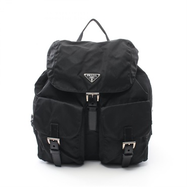 PRADA Rucksack Backpack bag B5885 Nylon Black Used