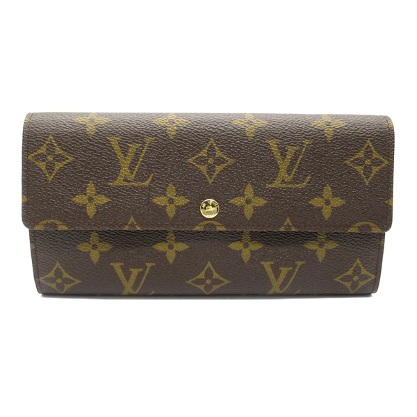 LOUIS VUITTON Portefeuille Sarah Zip Long Bi-fold Wallet purse M61734 Monogram