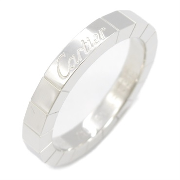 CARTIER Laniere Ring 18KWG White Gold Used unisex US size 5.75 #51