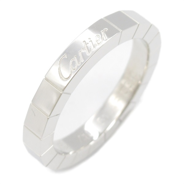 CARTIER Laniere Ring 18KWG White Gold Used unisex US size 5.75 #51