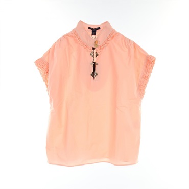 LOUIS VUITTON blouse #42 shirt RW212W XKG FLBB08 cotton Pink Used