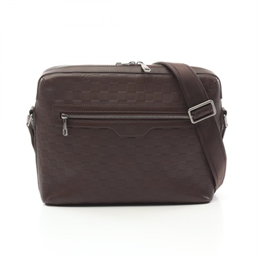 LOUIS VUITTON Calypso MM Shoulder Bag N41203 Damier Infini leather Brown Used LV