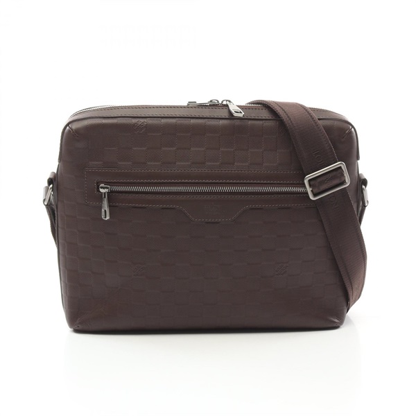 LOUIS VUITTON Calypso MM Shoulder Bag N41203 Damier Infini leather Brown Used LV