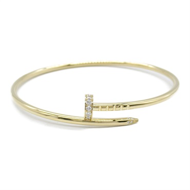 CARTIER Juste un Clou Bracelet Diamond B6066117 18KYG Yellow Gold Used Women #17