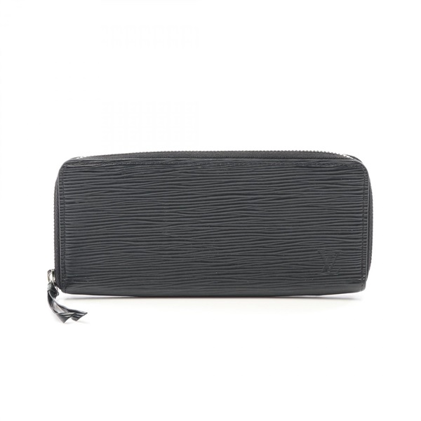 LOUIS VUITTON Portefeuille Clemence wallet M60915 Epi leather Black Used Women
