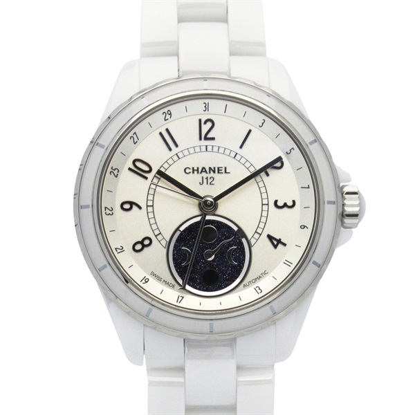 CHANEL J12 Phase de Lune Moon Phase Wrist Watch H3404 Auto ceramic Used mens