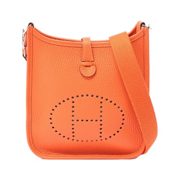 HERMES Evelyne TPM Amazon Shoulder crossbody Bag B BBT005TD leather Orange SHW
