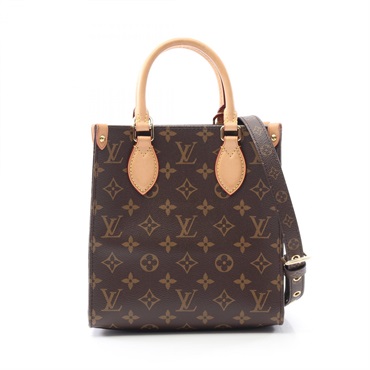 LOUIS VUITTON Sac Plat BB shoulder Handbag M45847 Monogram canvas Used Women LV