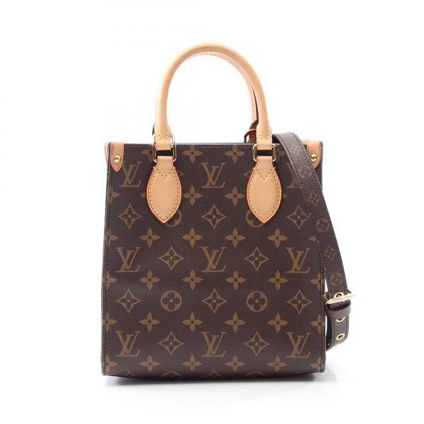 LOUIS VUITTON Sac Plat BB shoulder Handbag M45847 Monogram canvas Used Women LV