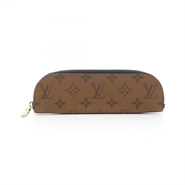 LOUIS VUITTON Charlotte Pencil Pouch case GI1165 Monogram Reverse Brown Used LV