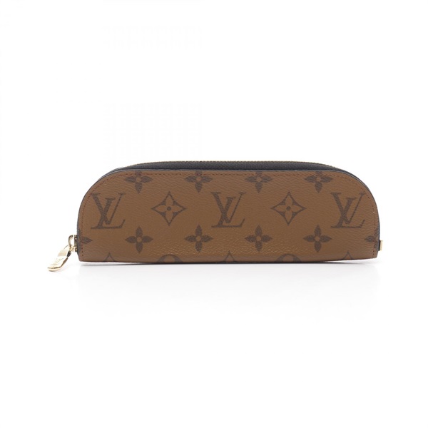 LOUIS VUITTON Charlotte Pencil Pouch case GI1165 Monogram Reverse Brown Used LV