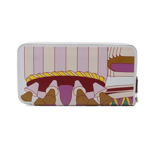 HERMES Azap Long SilkInn La Patisserie Francaise Around wallet purse Z Swift