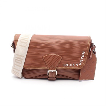 LOUIS VUITTON Montsouris Messenger Shoulder Bag M23097 Epi XL leather Brown Used