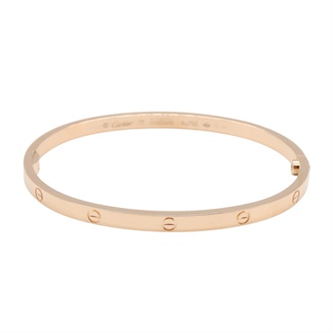CARTIER Love Bracelet SM B6047317 18KRG Pink Rose Gold used unisex