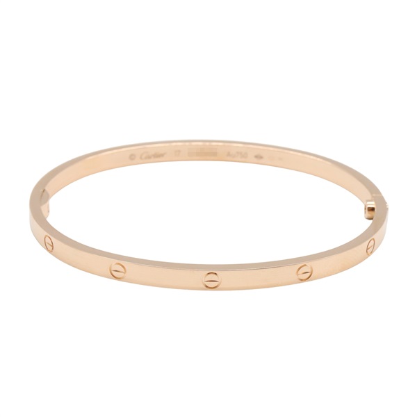 CARTIER Love Bracelet SM B6047317 18KRG Pink Rose Gold used unisex