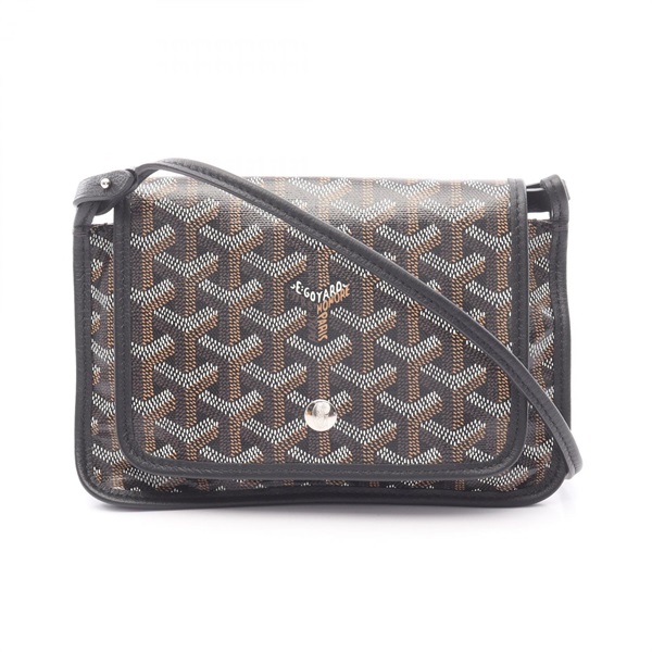 GOYARD Plume Pouch Wallet Shoulder Bag PLUMETPMLTY01CL01P Canvas leather Black