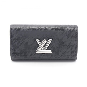LOUIS VUITTON Portefeuille Twist Bifoldpurse M68309 Epi leather Black Used Women
