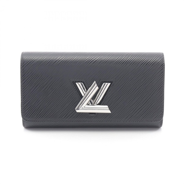 LOUIS VUITTON Portefeuille Twist Bifoldpurse M68309 Epi leather Black Used Women