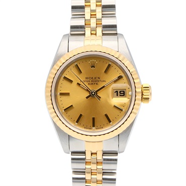 ROLEX Datejust 84 Wrist Watch 69173 Automatic 18KYG Gold SSl Used Women