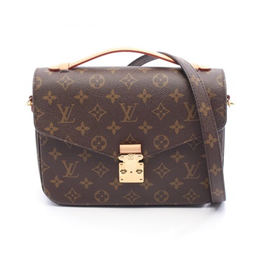 LOUIS VUITTON Pochette Metis MM crossbody Handbag M44875 Monogram leather Brown