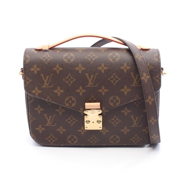 LOUIS VUITTON Pochette Metis MM crossbody Handbag M44875 Monogram leather Brown