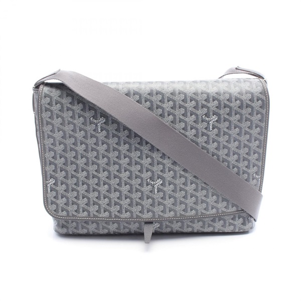 GOYARD Capetien MM Shoulder crossbody Bag CAPETIMMLTY51CG51P canvas leather Gray