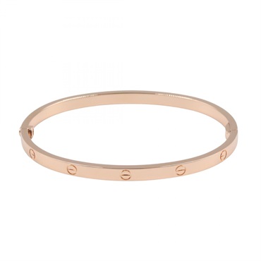 CARTIER Love Bracelet Small SM B6079017 18KPG Pink Rose Gold Used Women #16