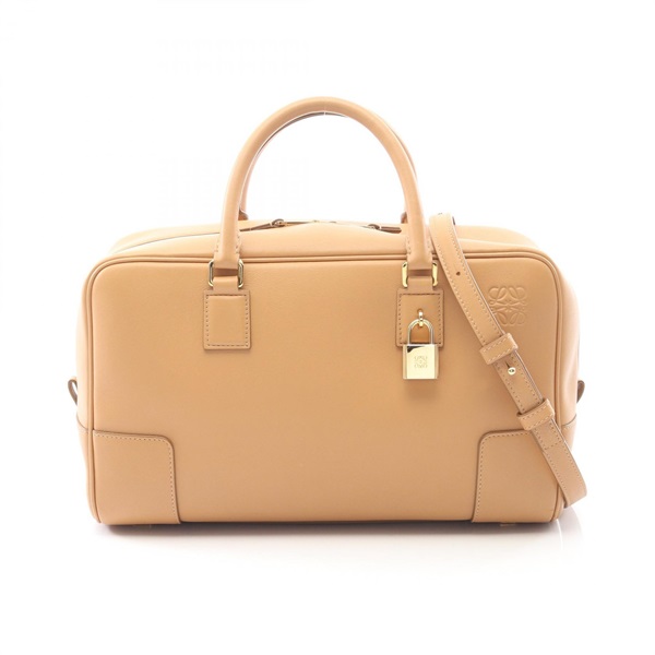 LOEWE Americana 28 crossbody Handbag A039N08X01 leather Beige natural Used Women