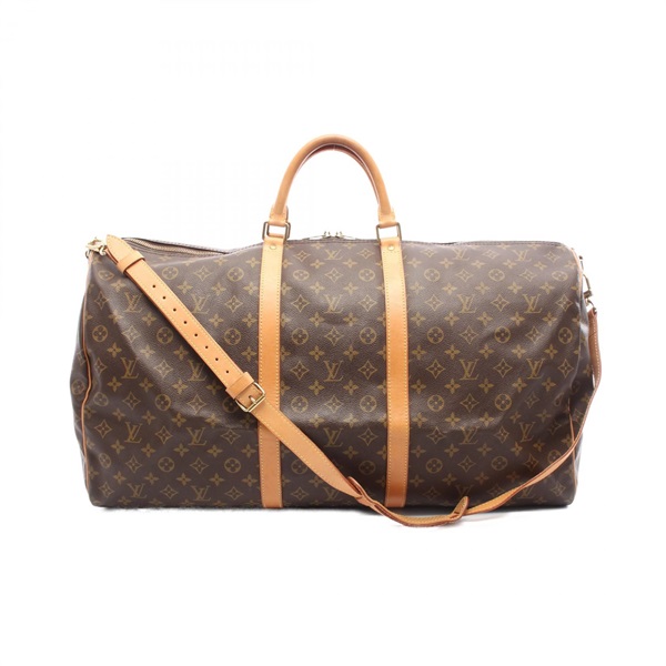 LOUIS VUITTON Keepall Bandouliere 60 travel shoulder bag M41412 Monogram brown