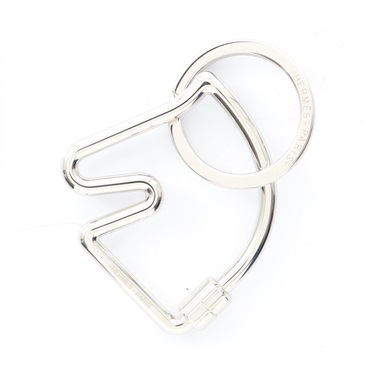 HERMES Cheval Key ring metal SHW Used unisex