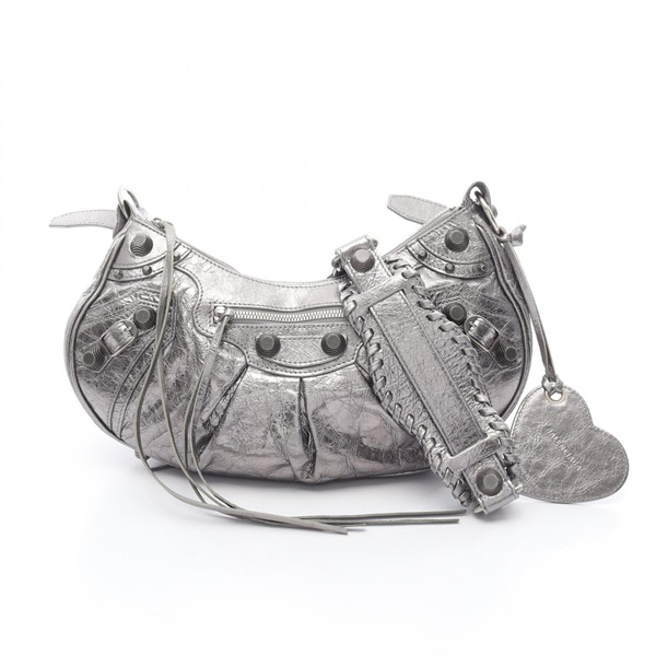 BALENCIAGA LE CAGOLE Small Shoulder Crossbody Bag 671307-8103-O-528147 leather