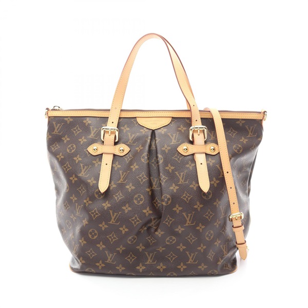 LOUIS VUITTON Palermo GM Shoulder Handbag M40146 Monogram canvas leather Used LV