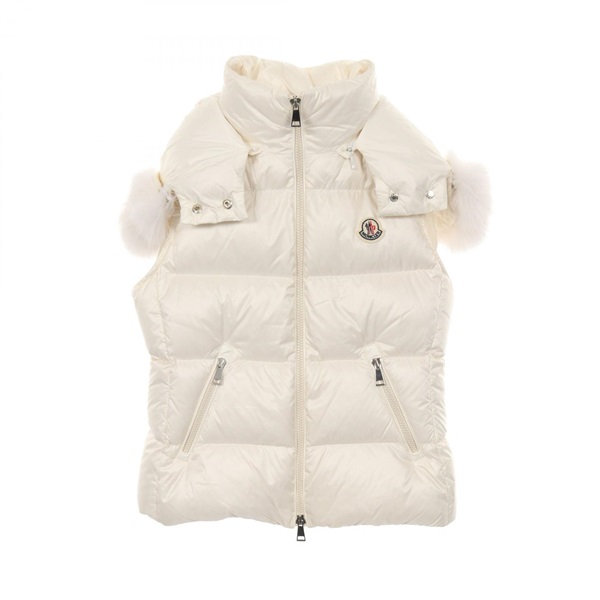 MONCLER GALLINULE Down vest #0 I20931A00163 595ZZ Nylon White Used Women