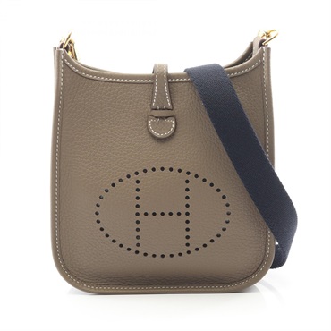 HERMES Evelyne TPM Amazon Shoulder crossbody Bag K Taurillon Clemence Etoupe GHW