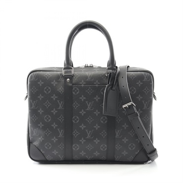 LOUIS VUITTON Porte Documents Voyage Business Handbag M46457 Monogram eclipse LV