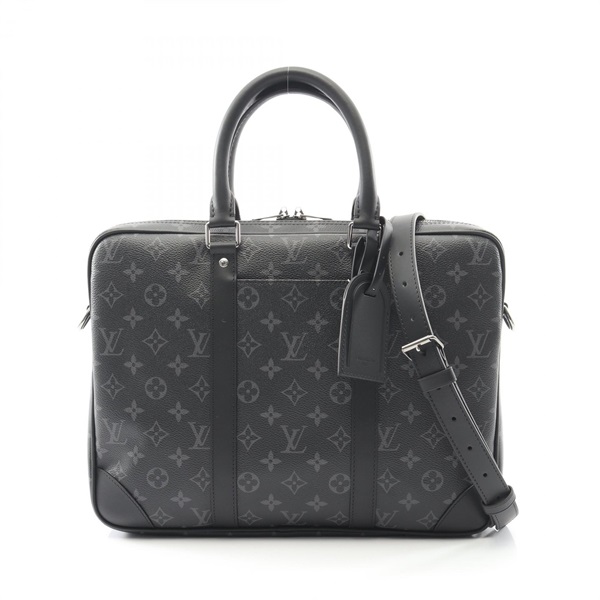 LOUIS VUITTON Porte Documents Voyage Business Handbag M46457 Monogram eclipse LV